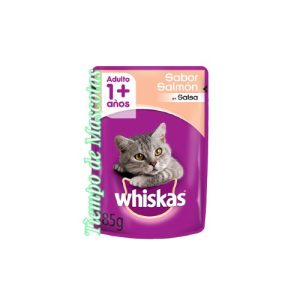 WHISKAS Bifecitos Sabor Salmon para Adultos 85g